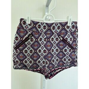 Hollister Shorts Women's XS High-Rise Pull-On Boho Coachella Festival Hipster